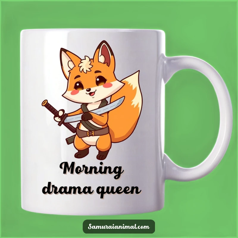 Funny Fox Adventure Mug: Hilarious Gift for Fantasy Fans and Animal Lovers