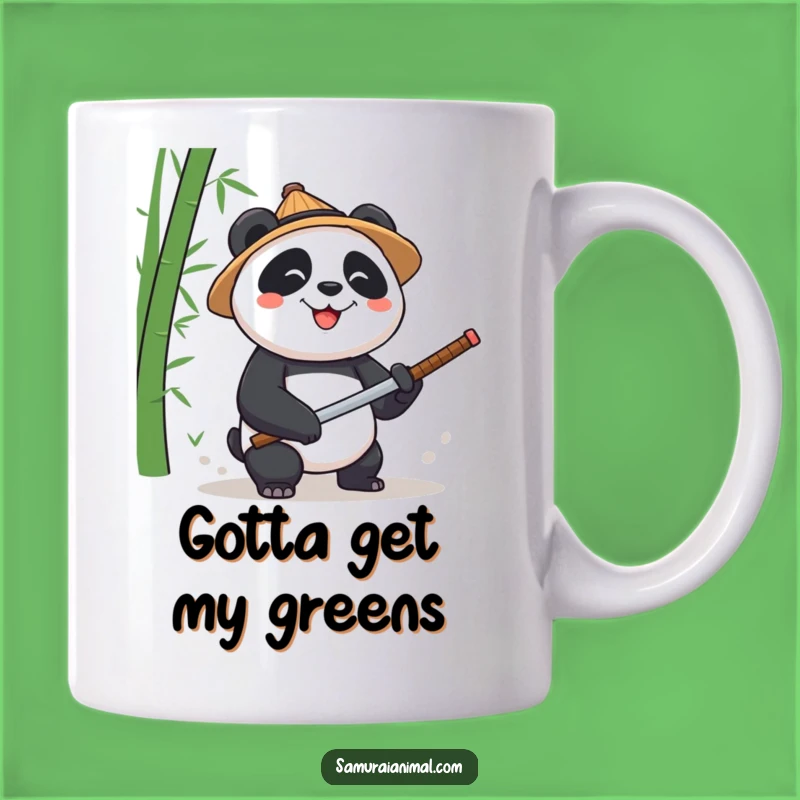 Funny Panda Bamboo Chopping Mug: Hilarious Gift for Martial Arts and Animal Lovers