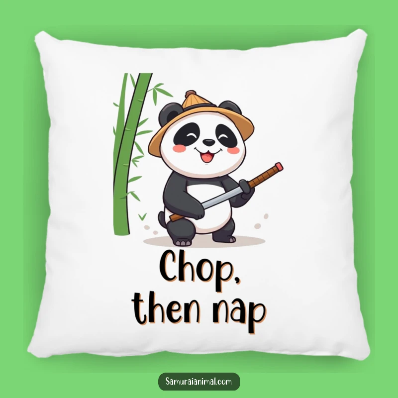 Funny Panda Chopping Pillow: Cozy and Hilarious Decor for Your Home
