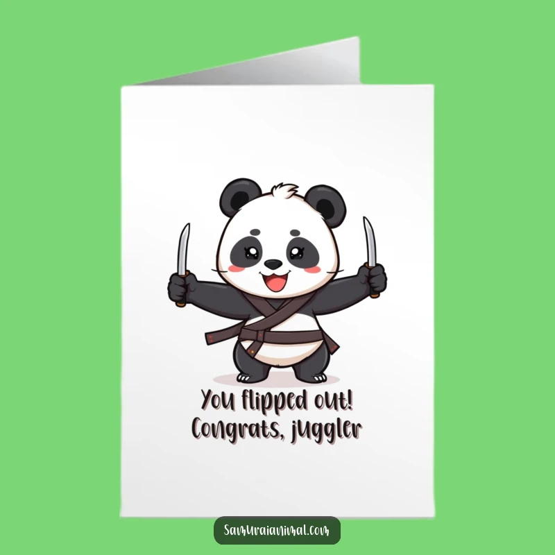 Free Printable Panda Skill Card - Funny Downloadable Congrats Gift