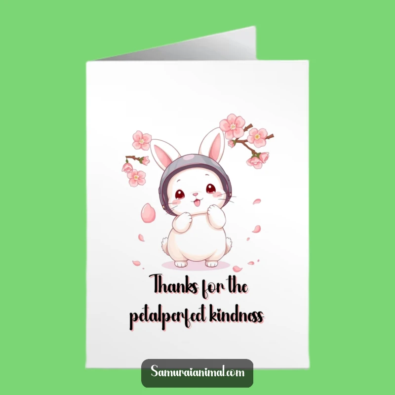 Free Printable Bunny Hero Thank You Card - Cute Funny Downloadable Gift