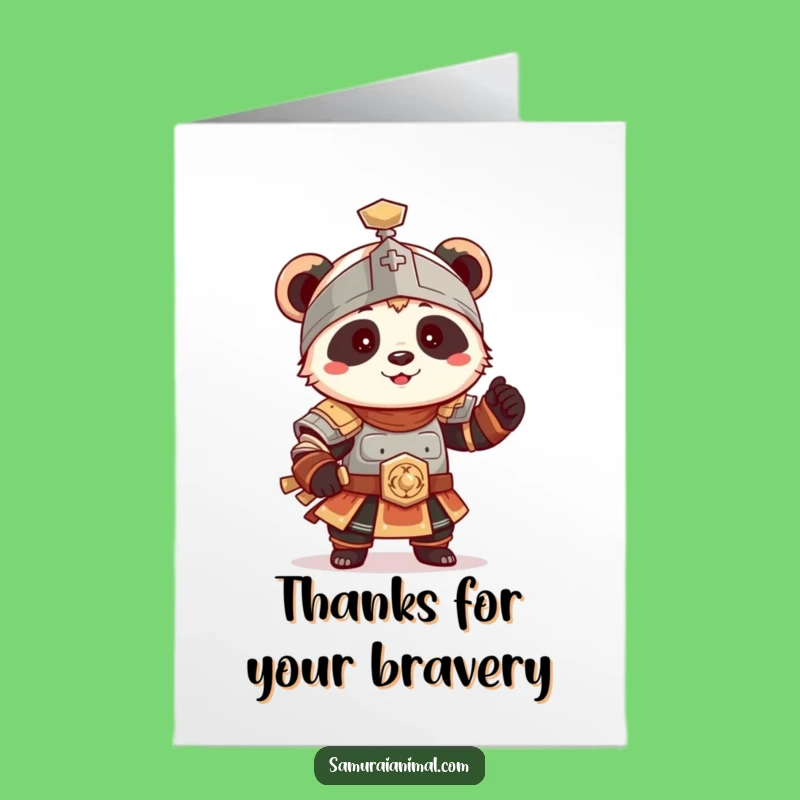 Free Printable Panda Thank You Card: Funny Wobbly Gratitude DIY Downloadable Gift!