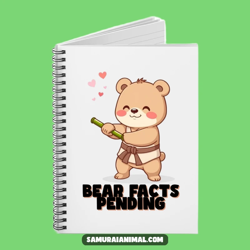 Funny Bear Swordsman Notebook: Jot Down Plans with Precision, Hilarious Stationery Gift