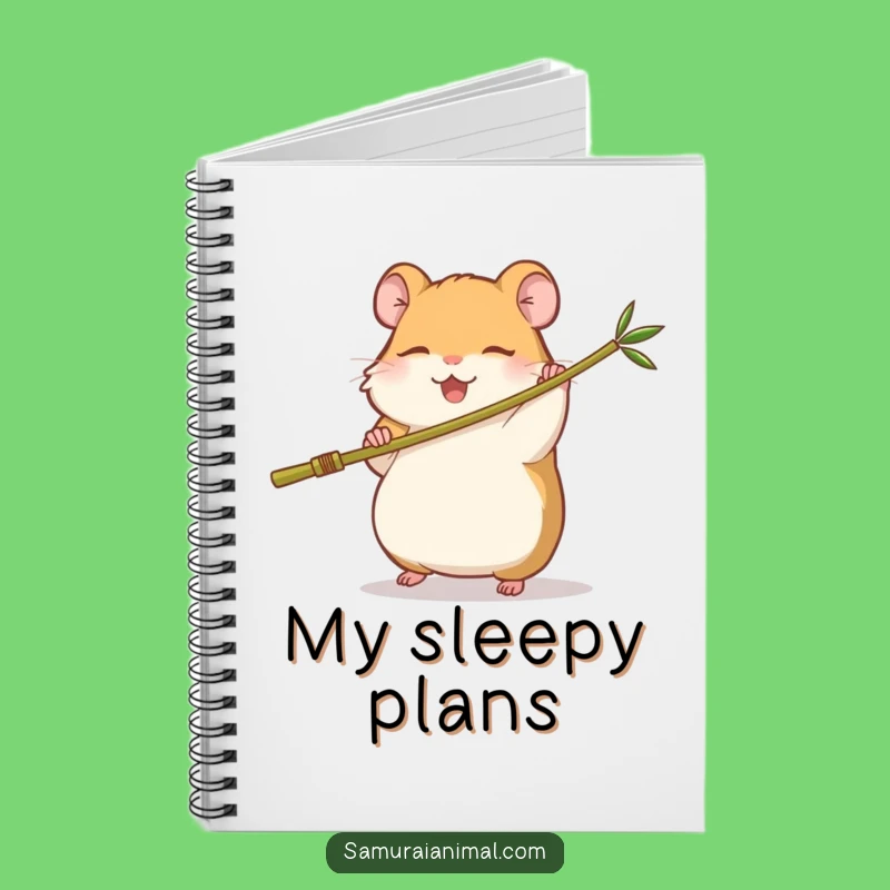 Funny Hamster Kung Fu Notebook: Jot Down Your Moves and Laughs