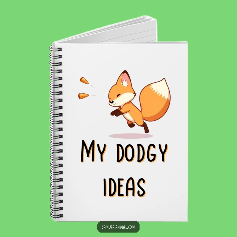 Funny Fox Dodge Notebook: Jot Down Laughs with this Hilarious Evasion Journal