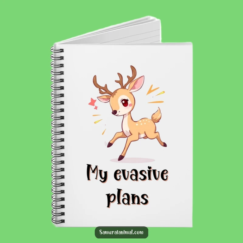 Funny Deer Notebook: Jot Down Graceful Moments - Whimsical Journal Gift!