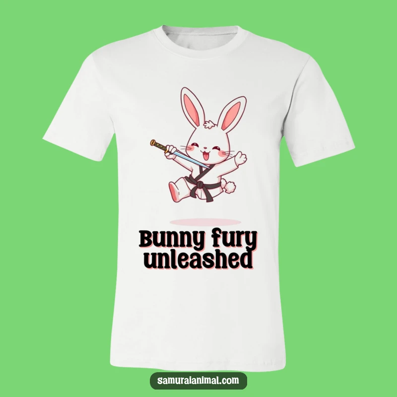 Funny Bunny Karate Kick T-Shirt: Unleash Fun, Hilarious Action Tee Gift
