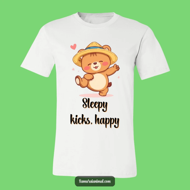 Funny Sleepy Bear Kick T-Shirt Embrace Your Inner Dreamer