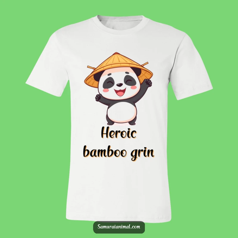 Funny Panda Bamboo Hat T-Shirt - Unleash Your Inner Hero!
