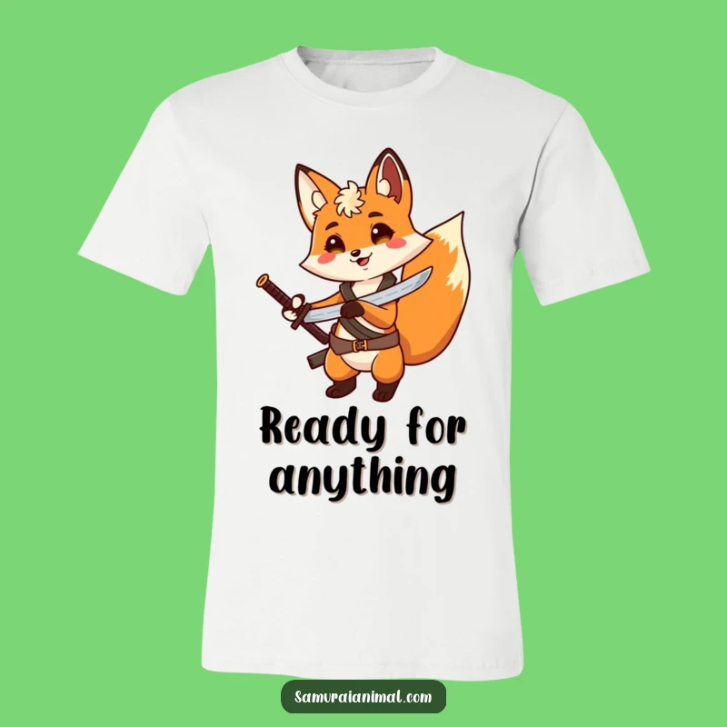 Funny Fox Hero Tee: Hilarious T-Shirt for Fantasy Fans and Adventurers